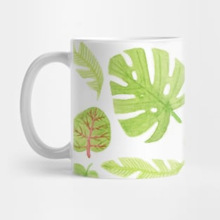 Watercolor Tropical Plants Mug